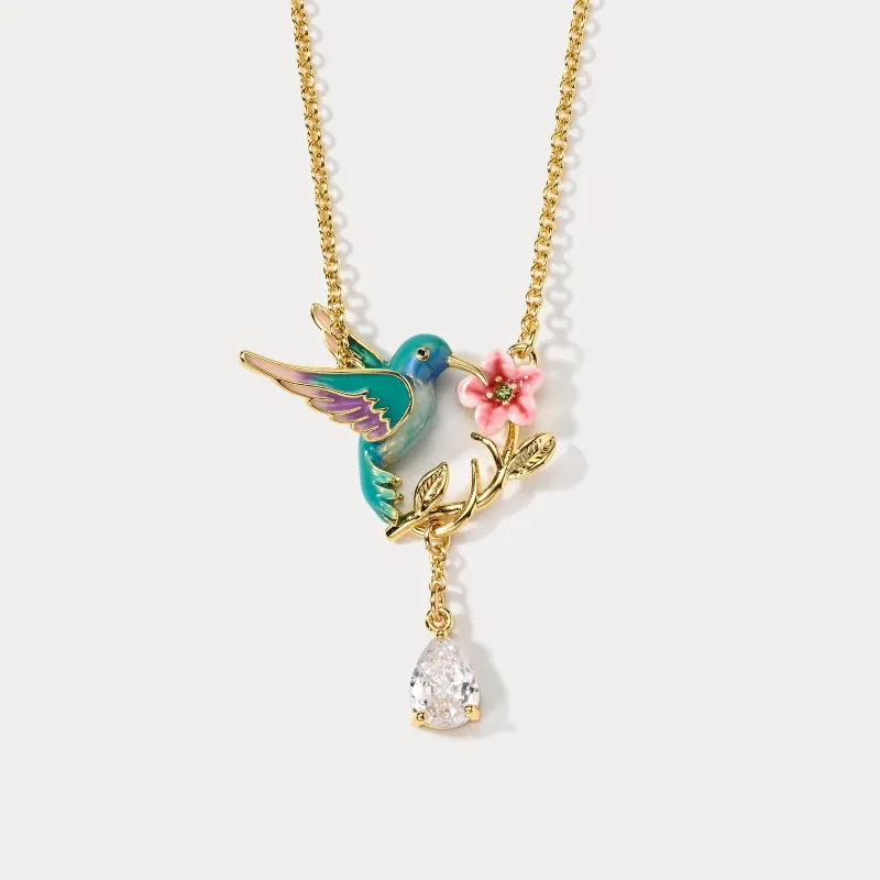 Hummingbird Necklace sold by Selenichast