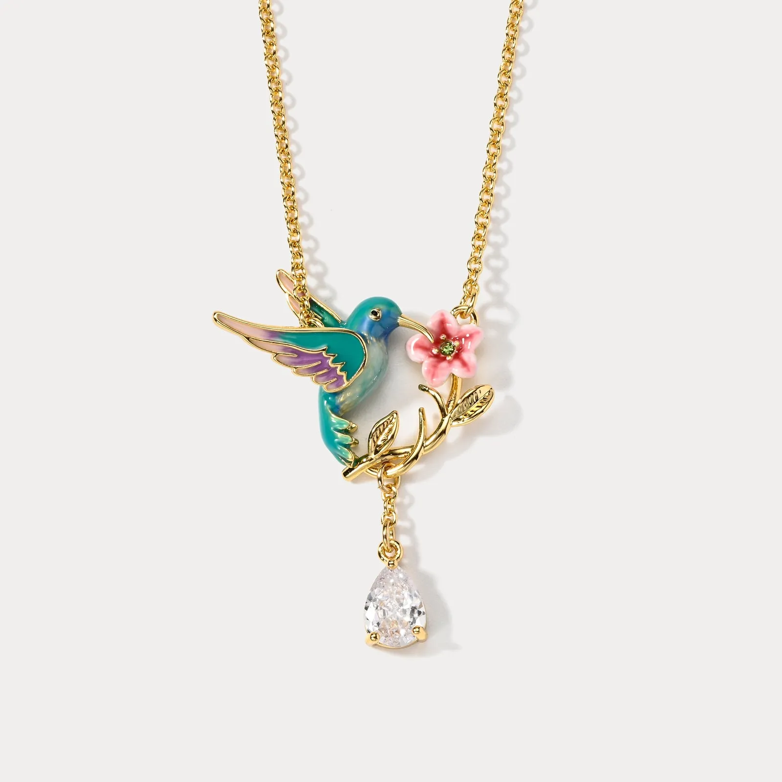 Hummingbird Necklace sold by Selenichast