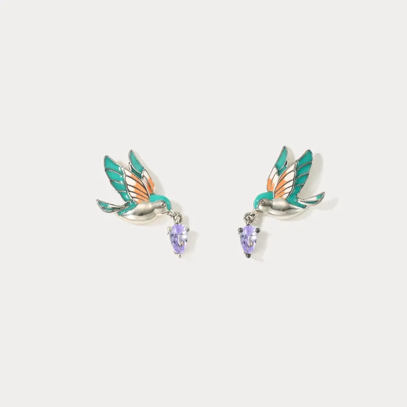 Hummingbird Earrings made by Selenichast