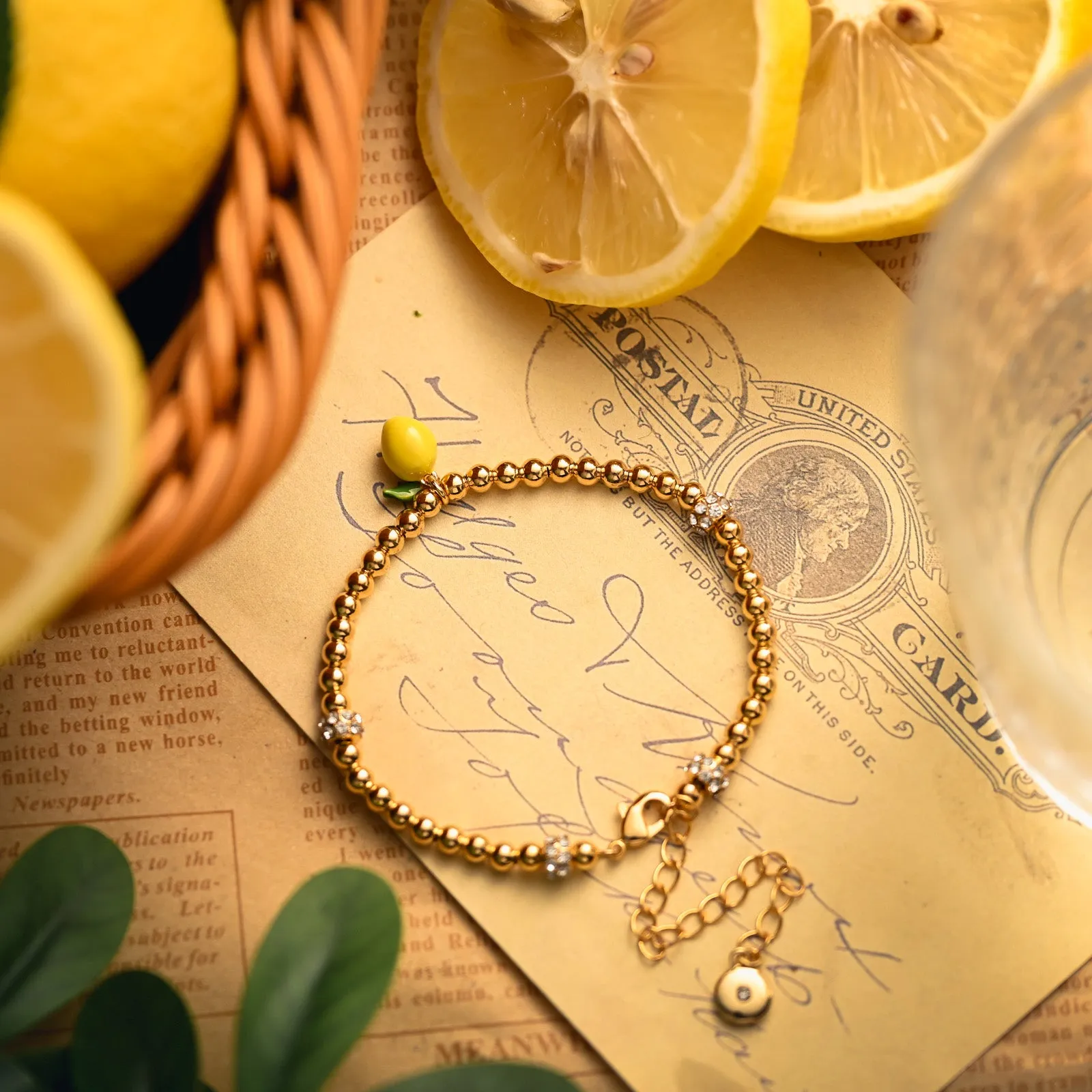 Lemon Beads Bracelet sold by Selenichast product image thumbnail 4