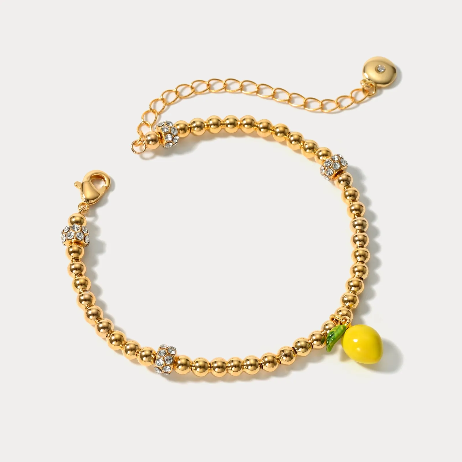 Lemon Beads Bracelet sold by Selenichast product image thumbnail 3