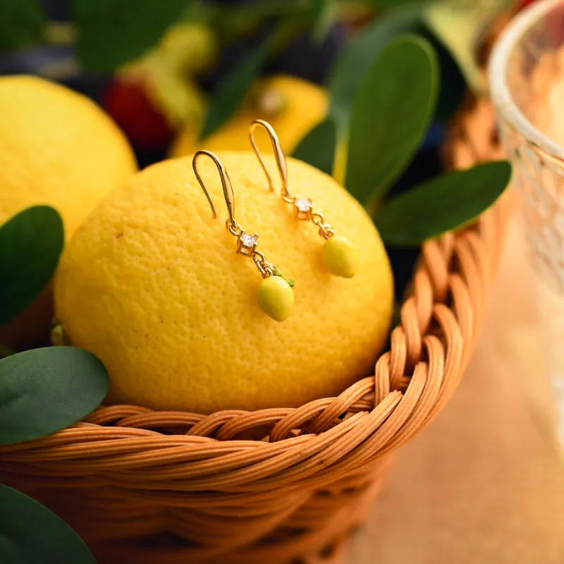 Lemon Earrings sold by Selenichast