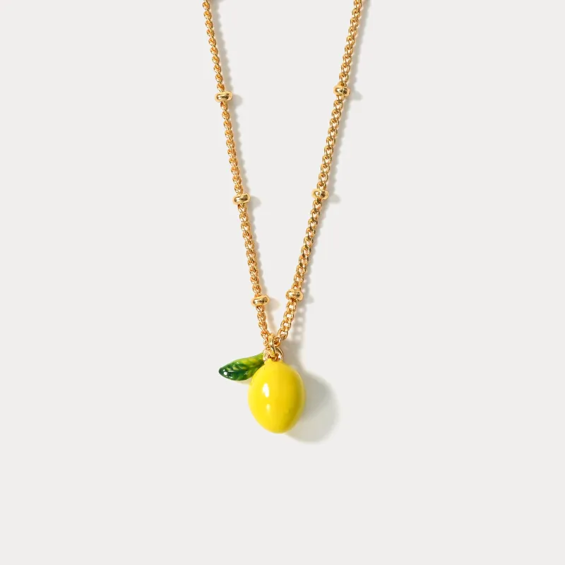 Lemon Necklace sold by Selenichast