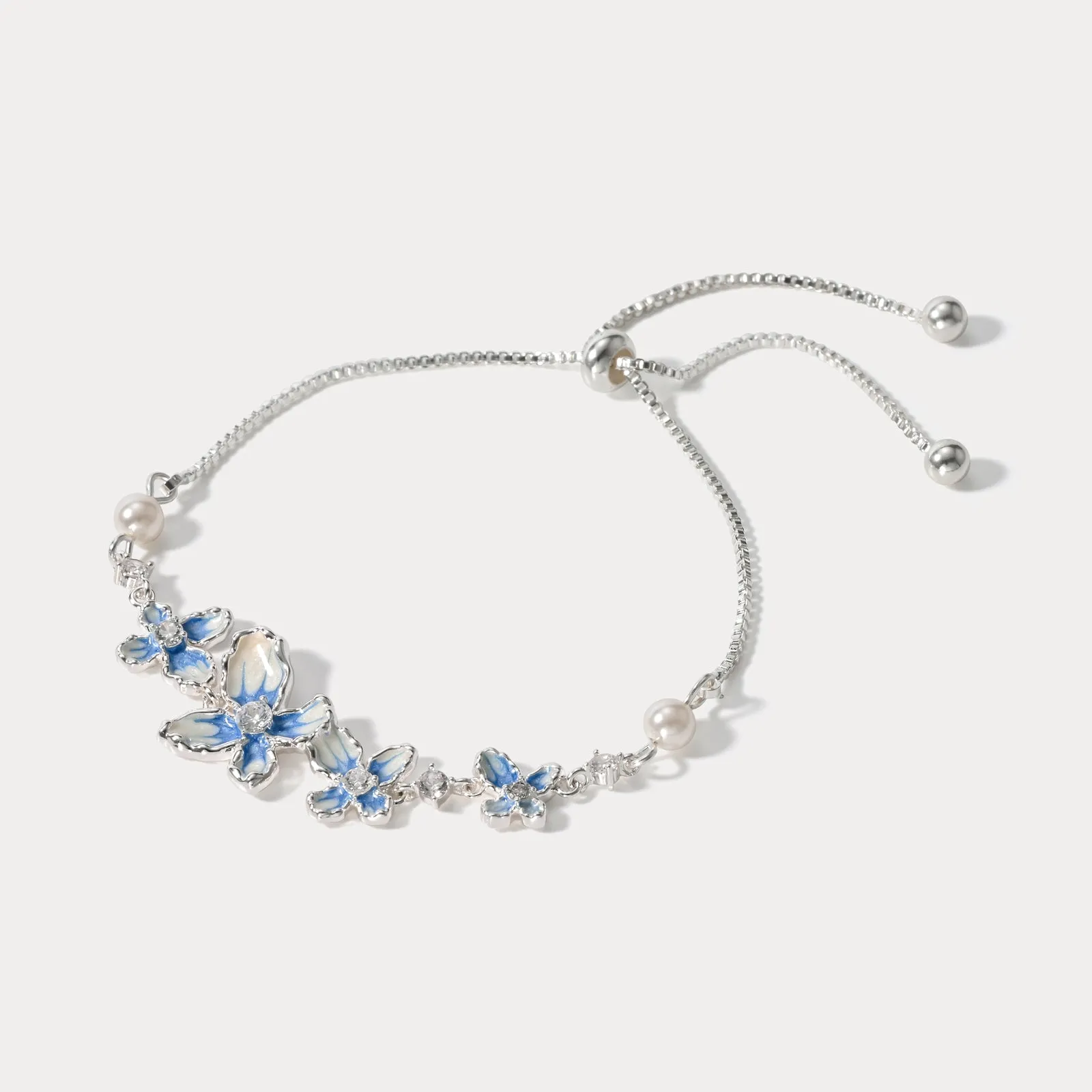 Silver Butterfly Bracelet sold by Selenichast product image thumbnail 3