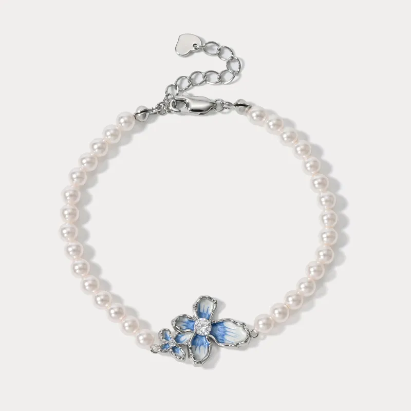 Blue Butterfly Bracelet sold by Selenichast