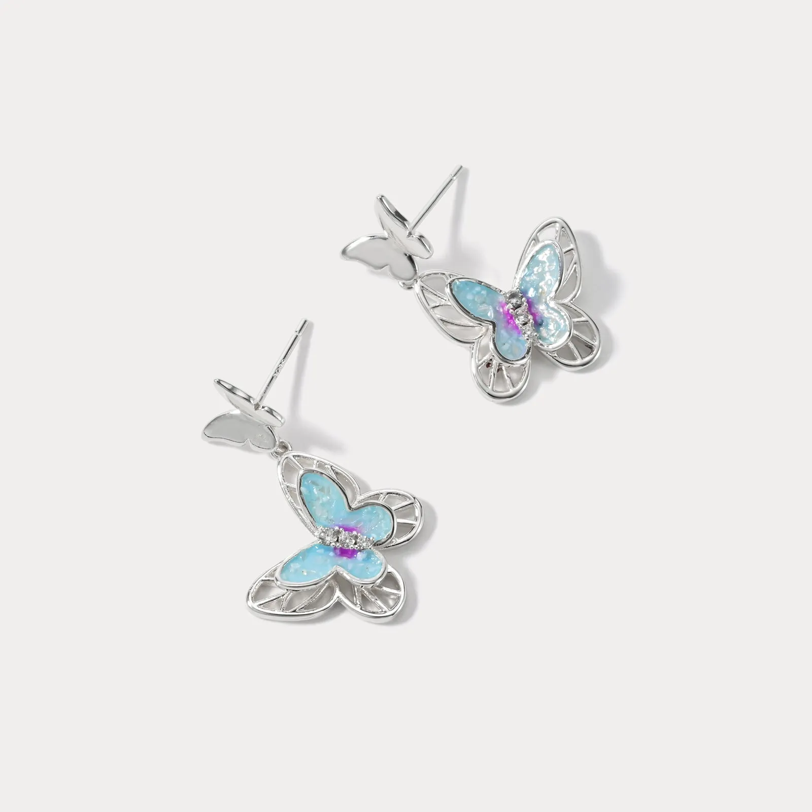 Butterfly Dangle Earrings sold by Selenichast product image thumbnail 3