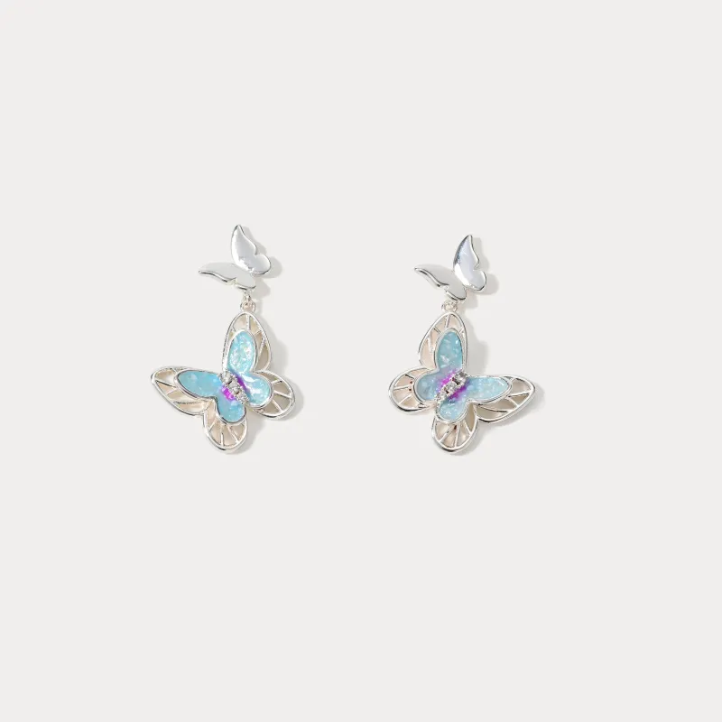 Butterfly Dangle Earrings sold by Selenichast