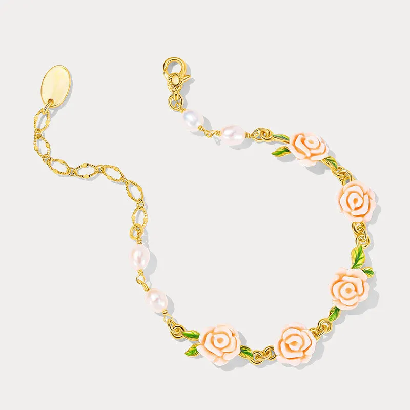 Champagne Rose Pearl Bracelet sold by Selenichast product image thumbnail 3