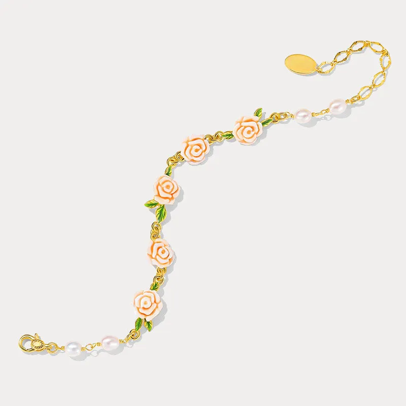 Champagne Rose Pearl Bracelet sold by Selenichast product image thumbnail 5