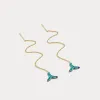 Whale Thread Earrings sold by Selenichast