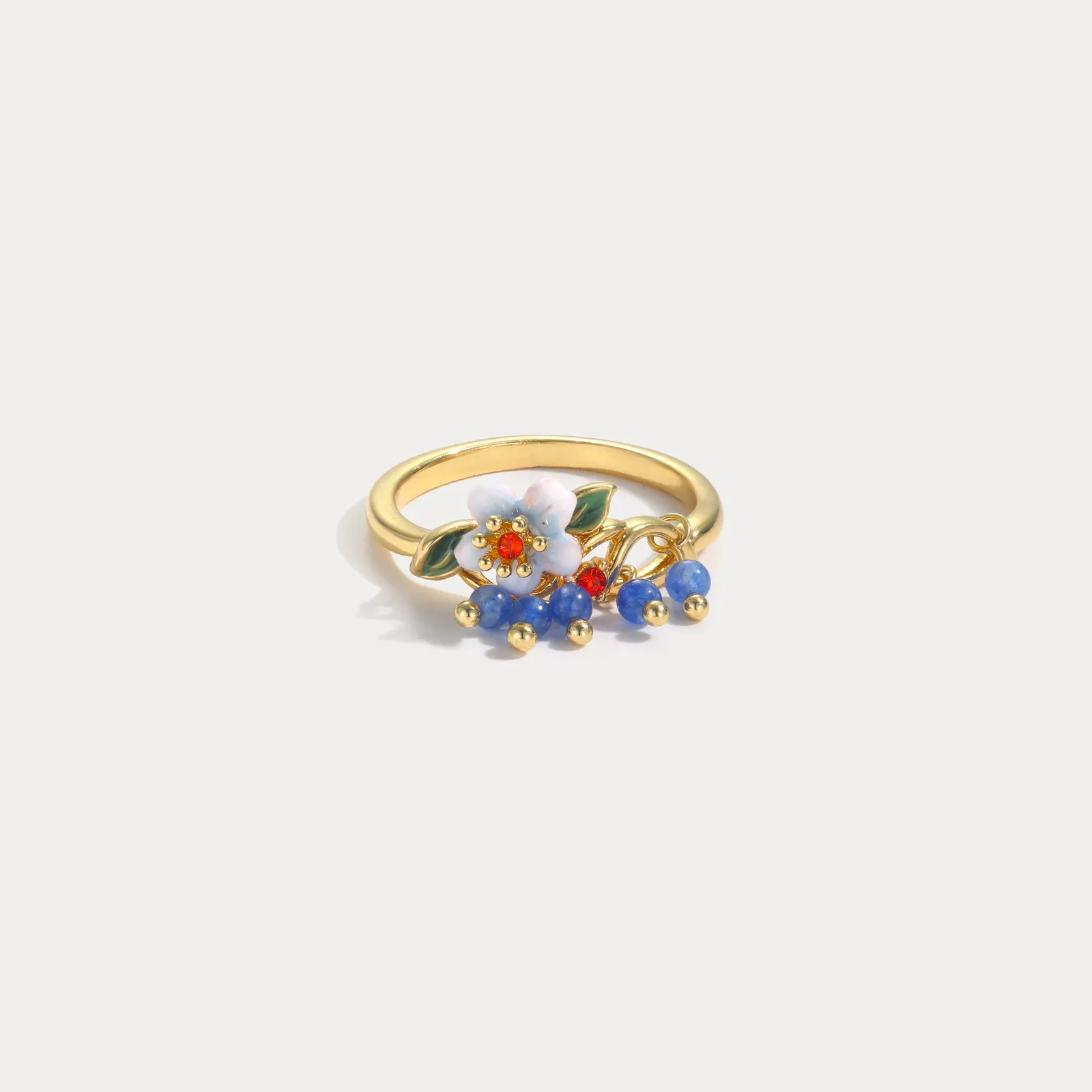 Blueberry Flower Ring sold by Selenichast product image thumbnail 4