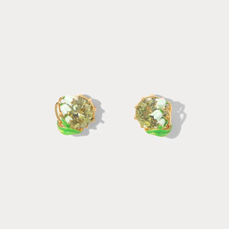 Lily of the Valley Citrine Earrings sold by Selenichast