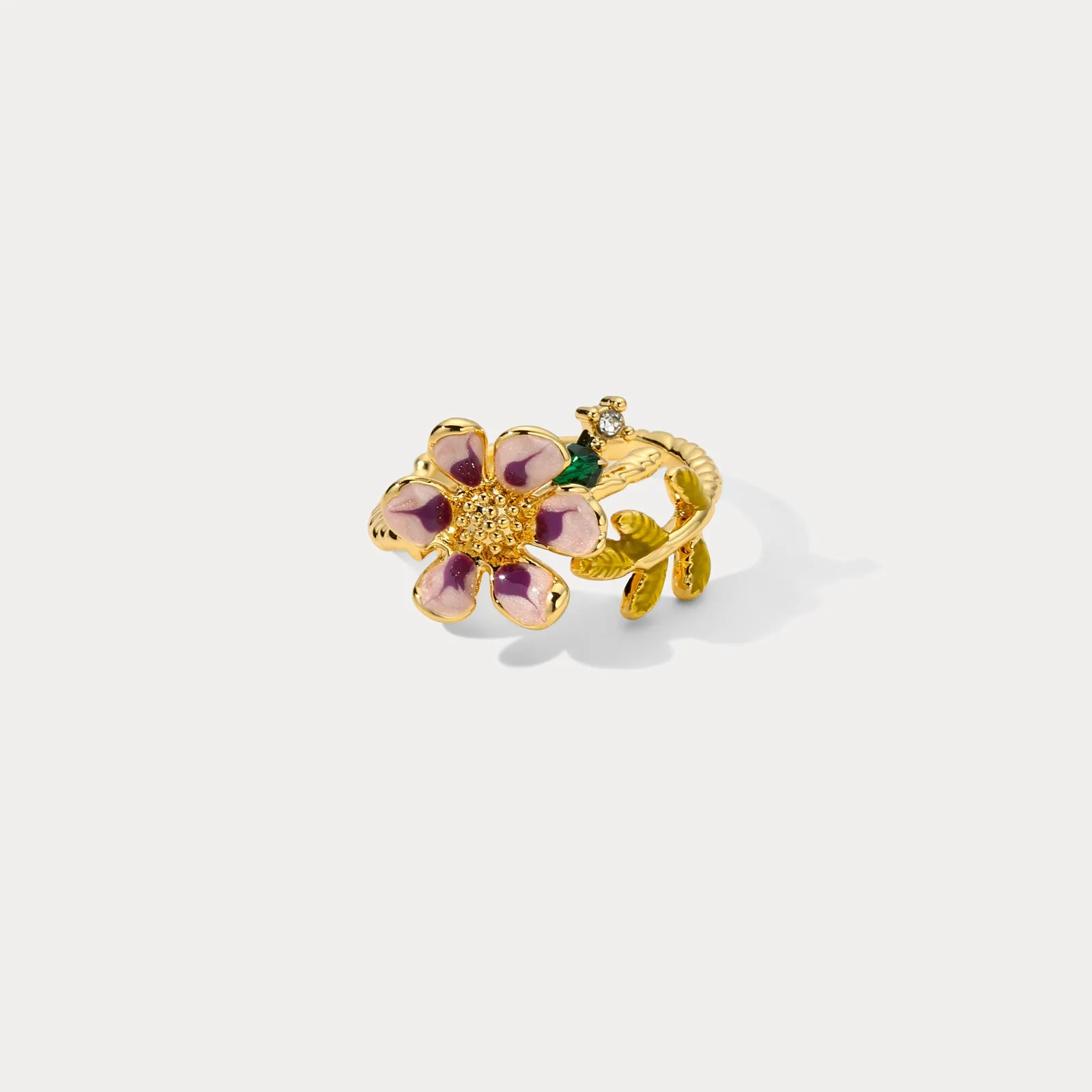 Flower Leaf Ring sold by Selenichast product image thumbnail 2