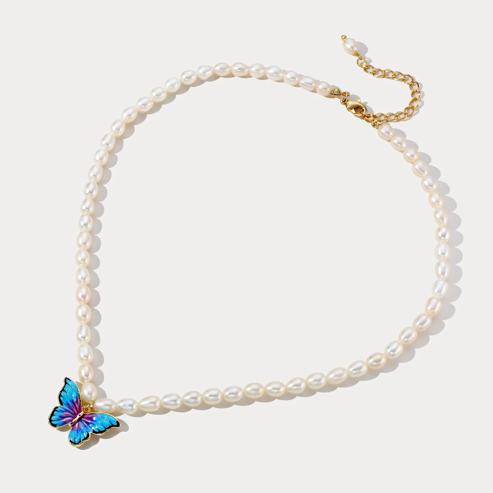 Butterfly Pearl Necklace sold by Selenichast product image thumbnail 2