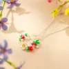 Strawberry Heart Shaped Necklace sold by Selenichast