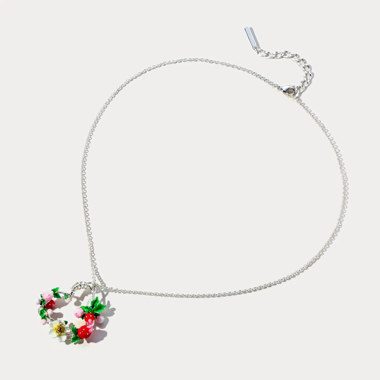 Strawberry Heart Shaped Necklace sold by Selenichast product image thumbnail 3