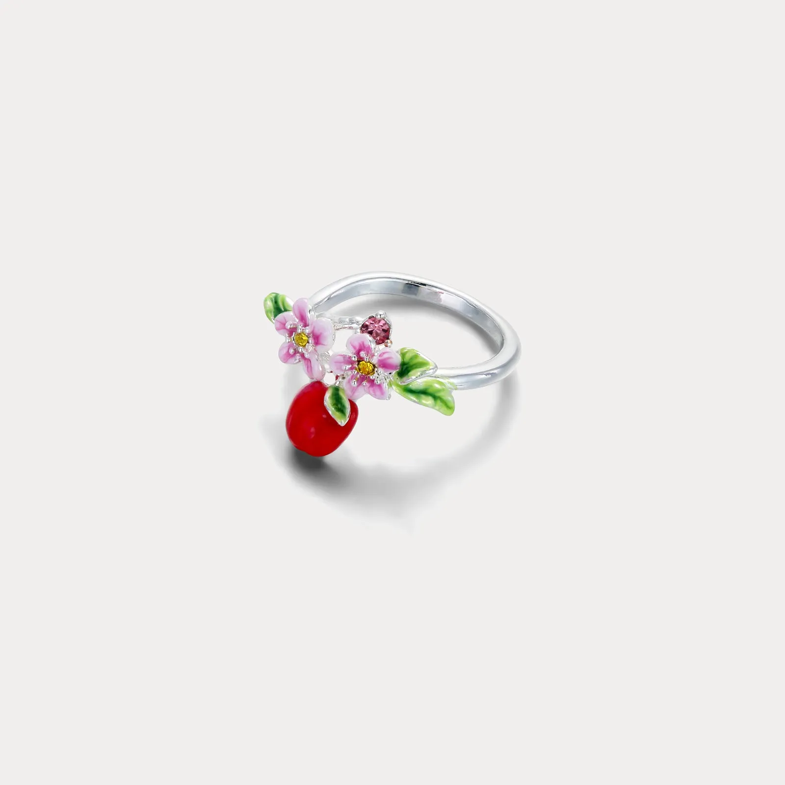 Silver Apple Ring sold by Selenichast product image thumbnail 5