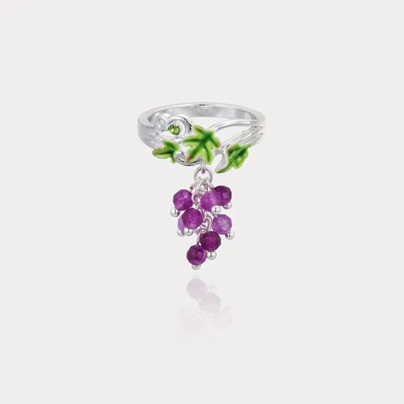 Silver Grape Ring sold by Selenichast
