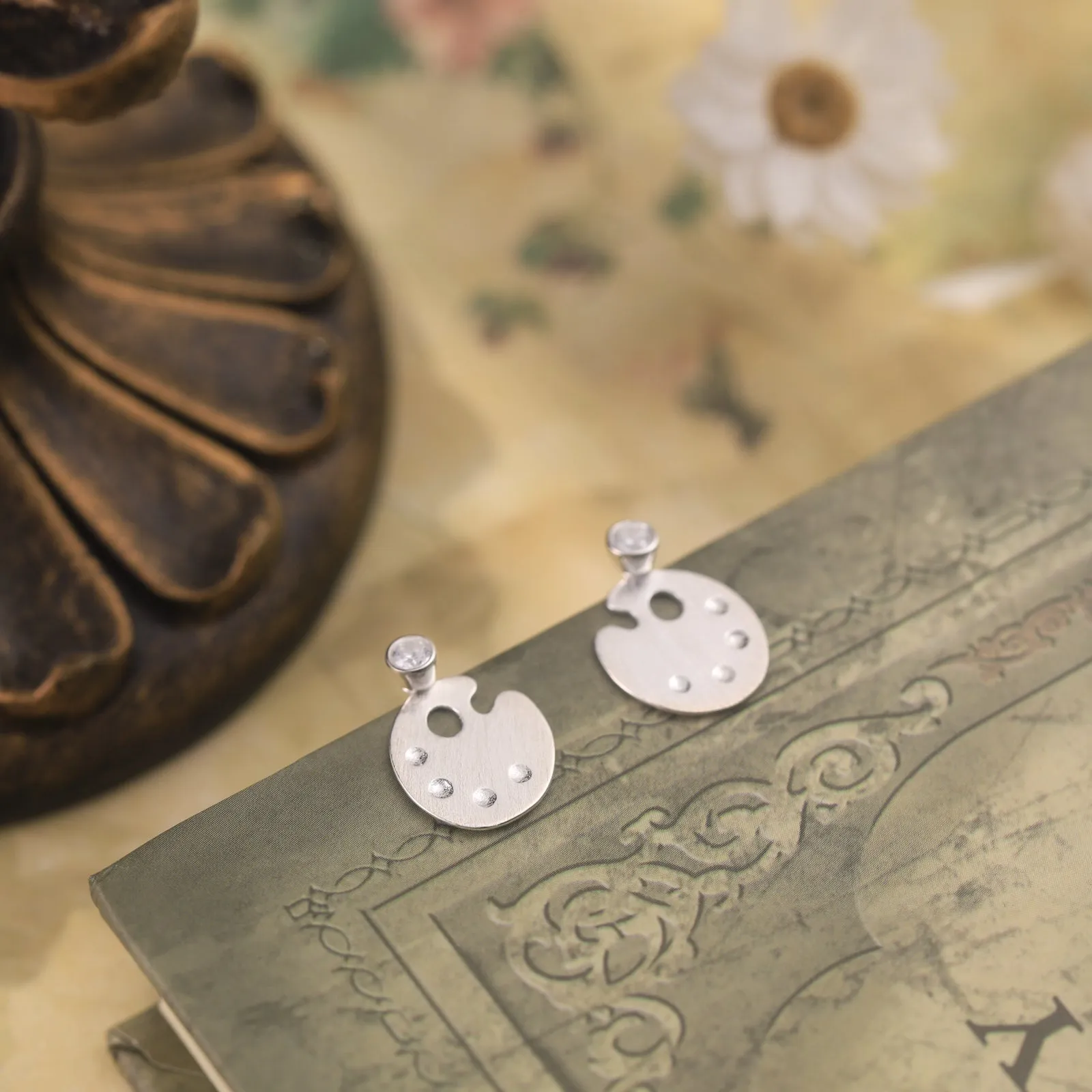 Color Palette Earrings sold by Selenichast product image thumbnail 4