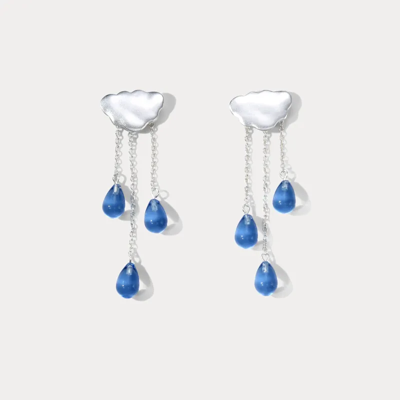 Rain Drop Earrings sold by Selenichast