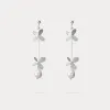 Silver Pearl Earrings sold by Selenichast
