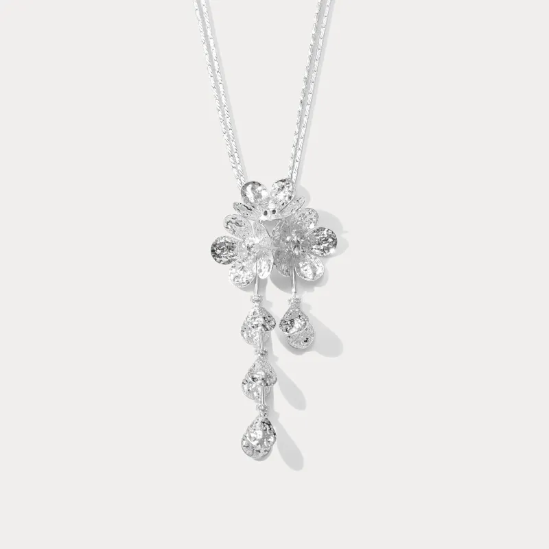 Flowers Dangle Necklace sold by Selenichast