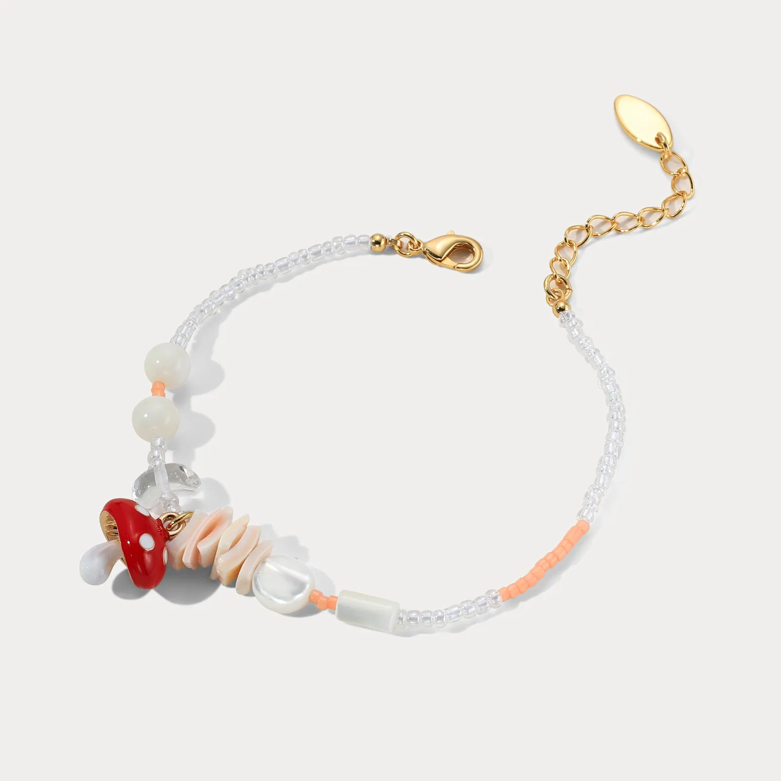 Mushroom Bead Bracelet sold by Selenichast product image thumbnail 2