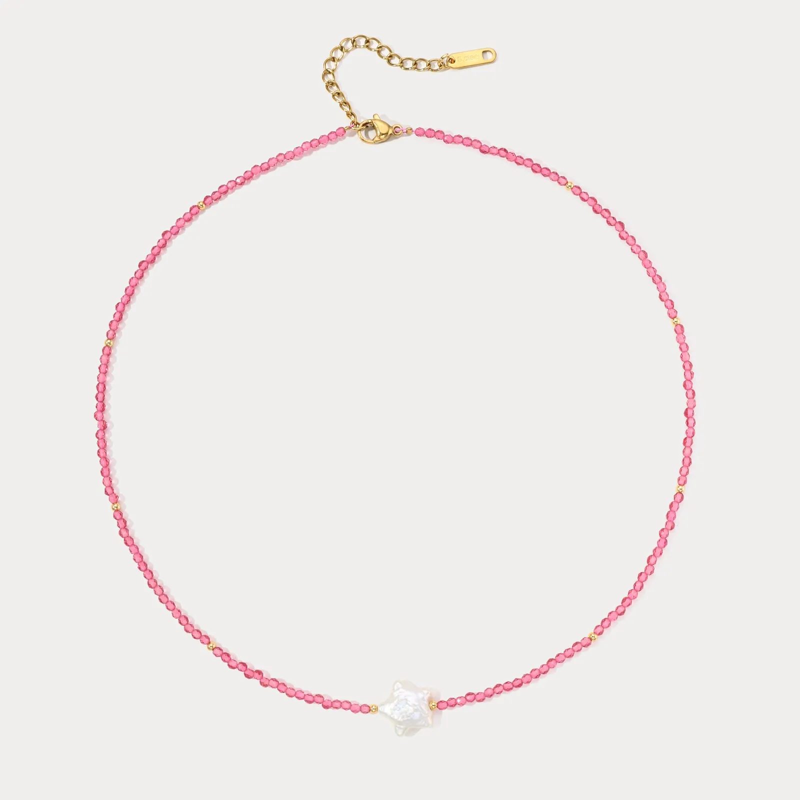 Star Pearl Bead Necklace sold by Selenichast product image thumbnail 3