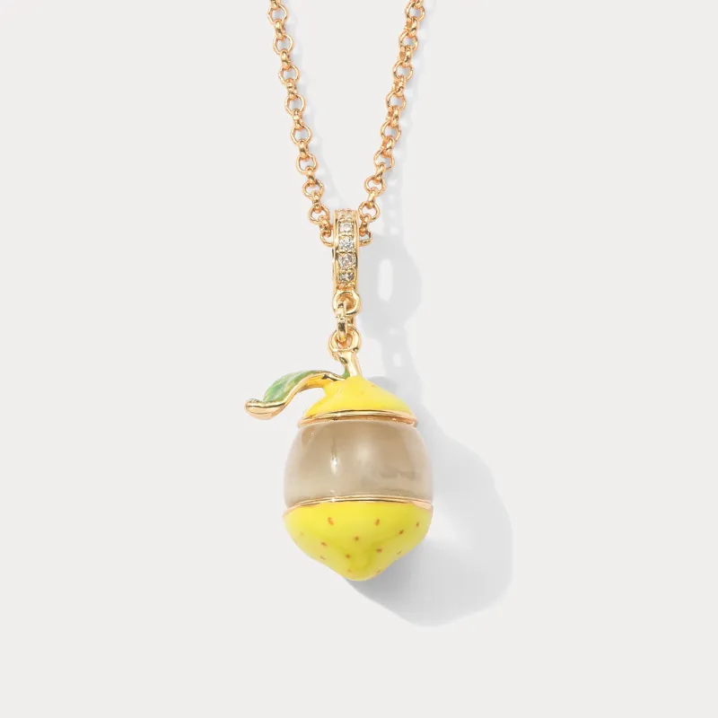 Lemon Drop Necklace sold by Selenichast