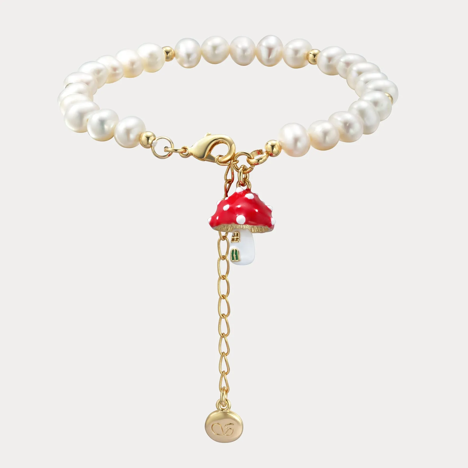 Mushroom Pearls Bracelet sold by Selenichast product image thumbnail 4