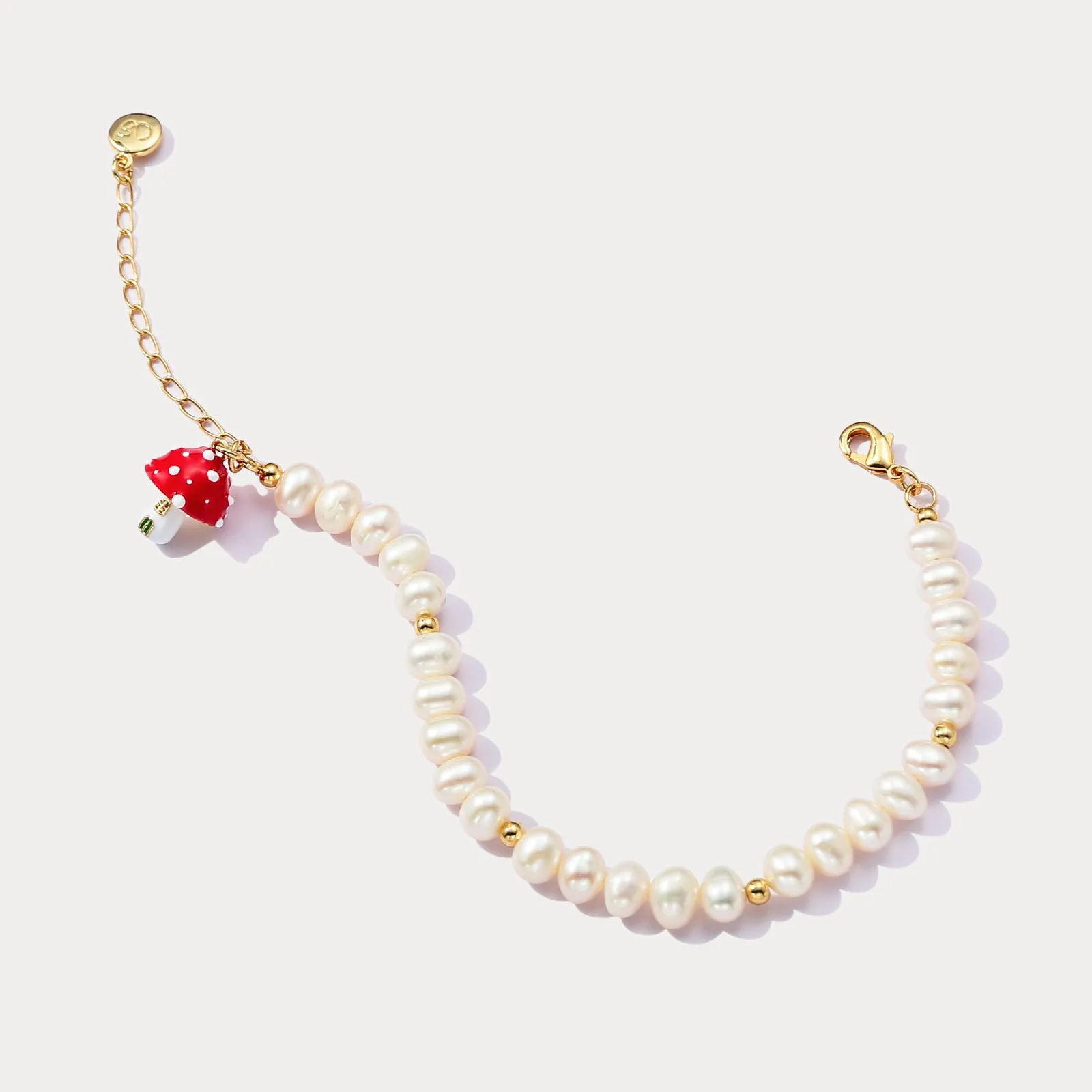 Mushroom Pearls Bracelet sold by Selenichast product image thumbnail 5
