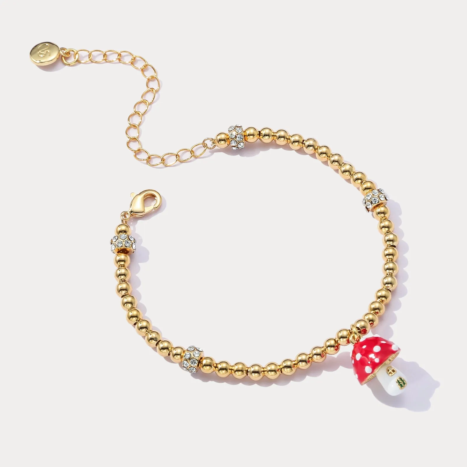 Mushroom Beads Bracelet sold by Selenichast product image thumbnail 4