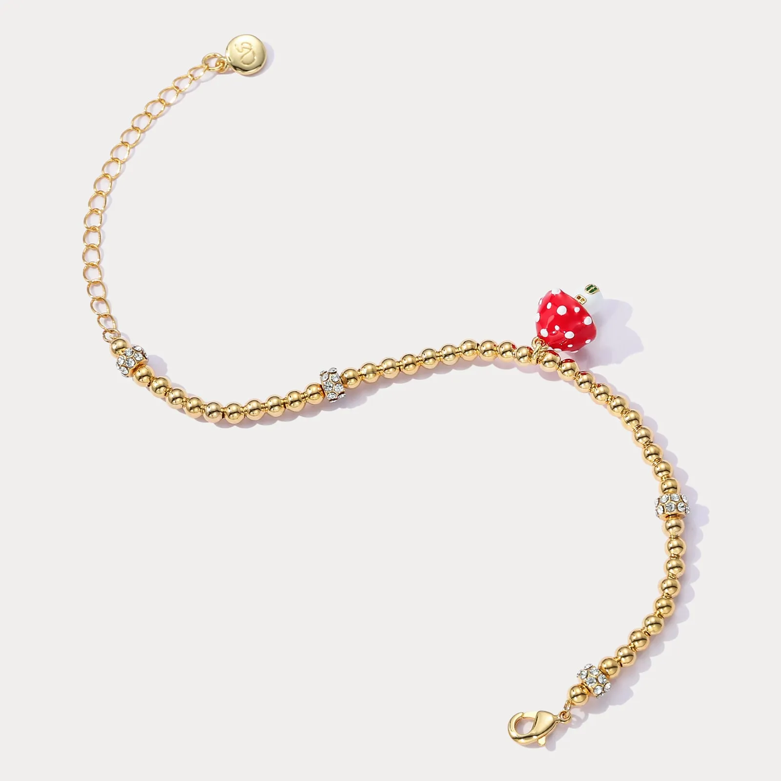 Mushroom Beads Bracelet sold by Selenichast product image thumbnail 5