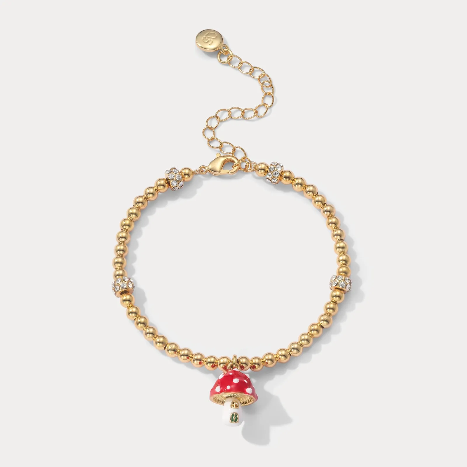 Mushroom Beads Bracelet sold by Selenichast