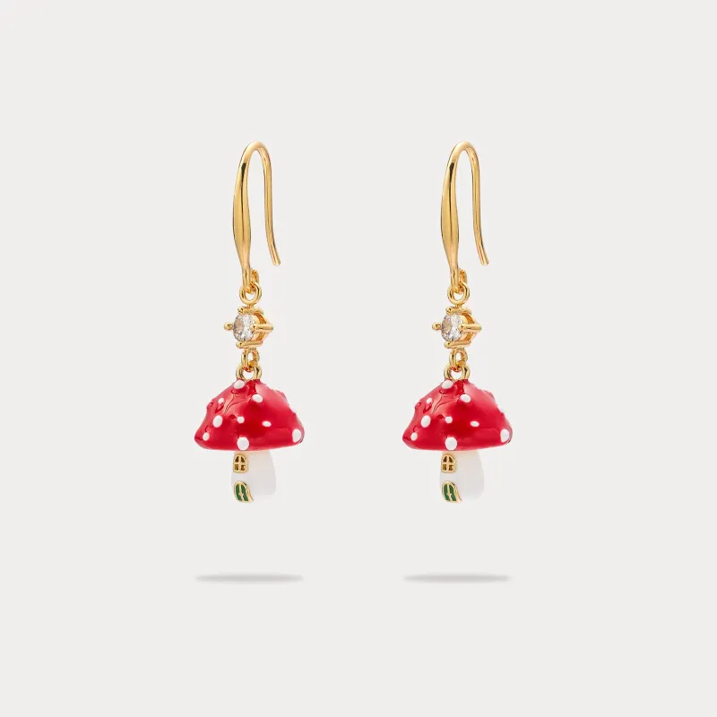 Mushroom Earrings sold by Selenichast