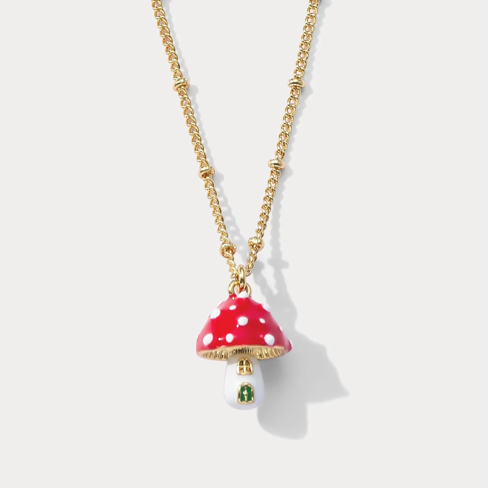 Mushroom Necklace sold by Selenichast