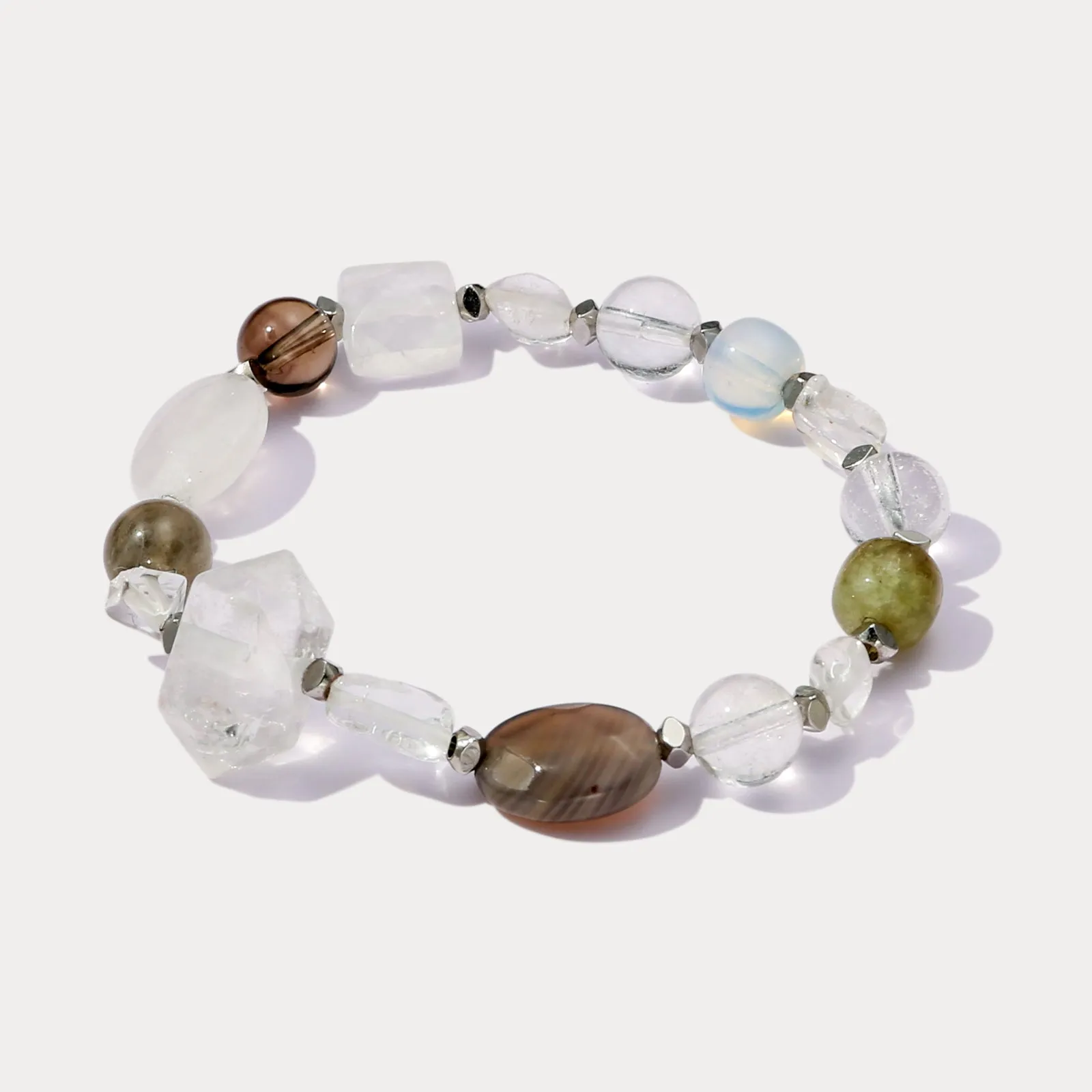 Clear Quartz Crystal Bracelet sold by Selenichast product image thumbnail 2