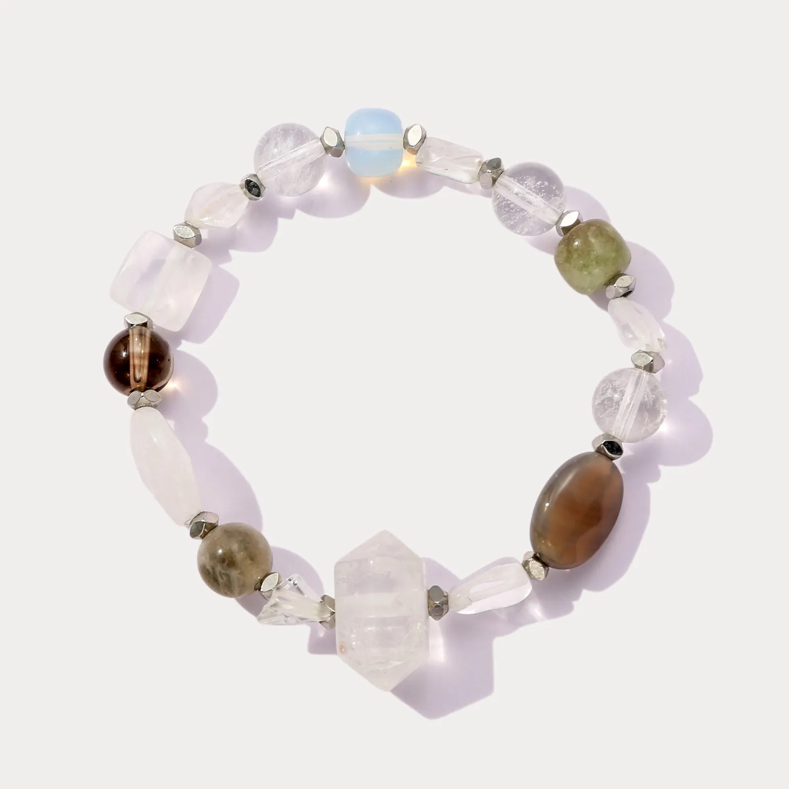 Clear Quartz Crystal Bracelet sold by Selenichast