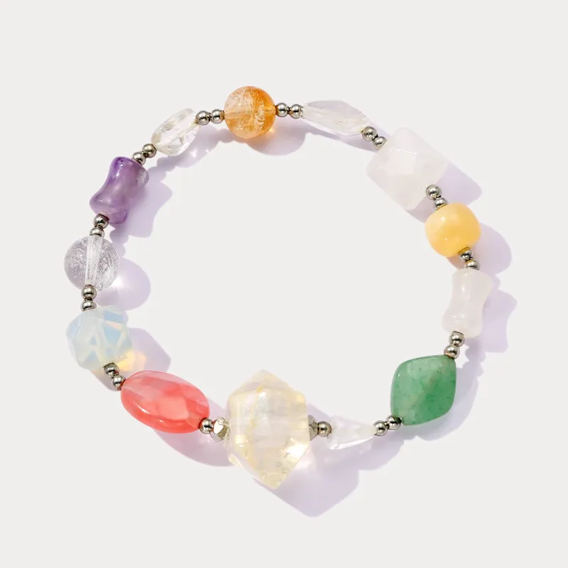 Multi Colored Crystal Bracelet sold by Selenichast
