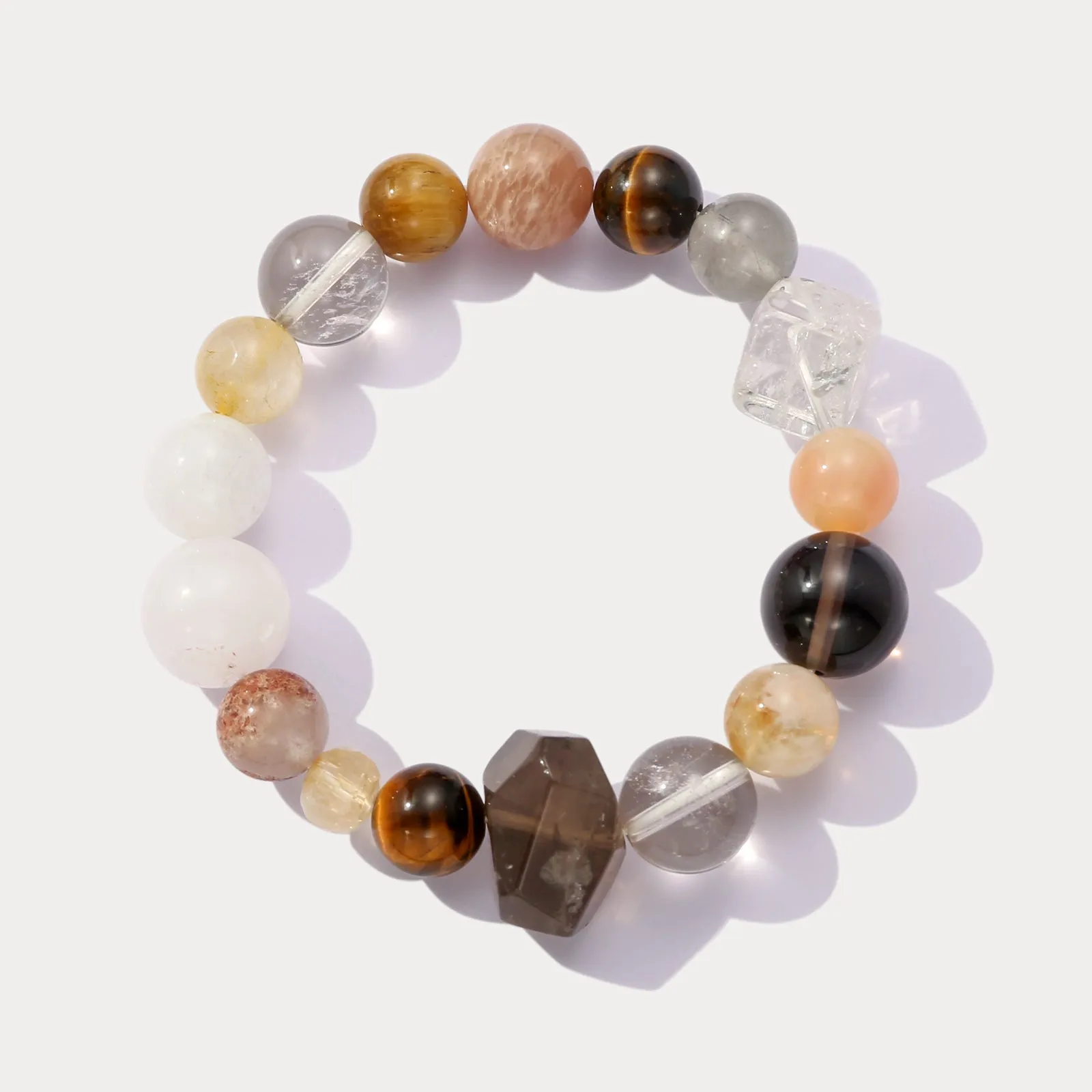 Citrine and Tiger Eye Bracelet sold by Selenichast