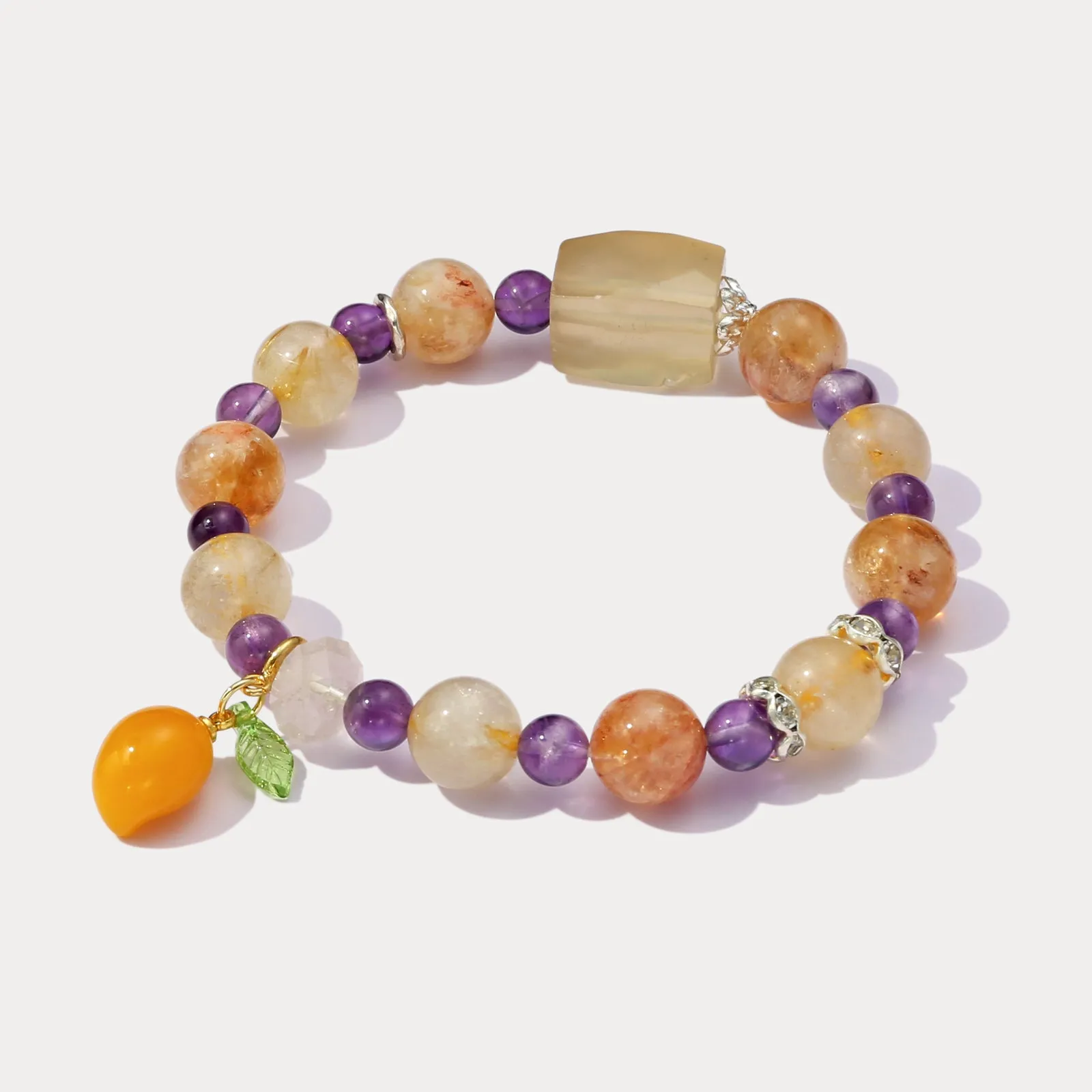 Citrine and Amethyst Bracelet sold by Selenichast product image thumbnail 2