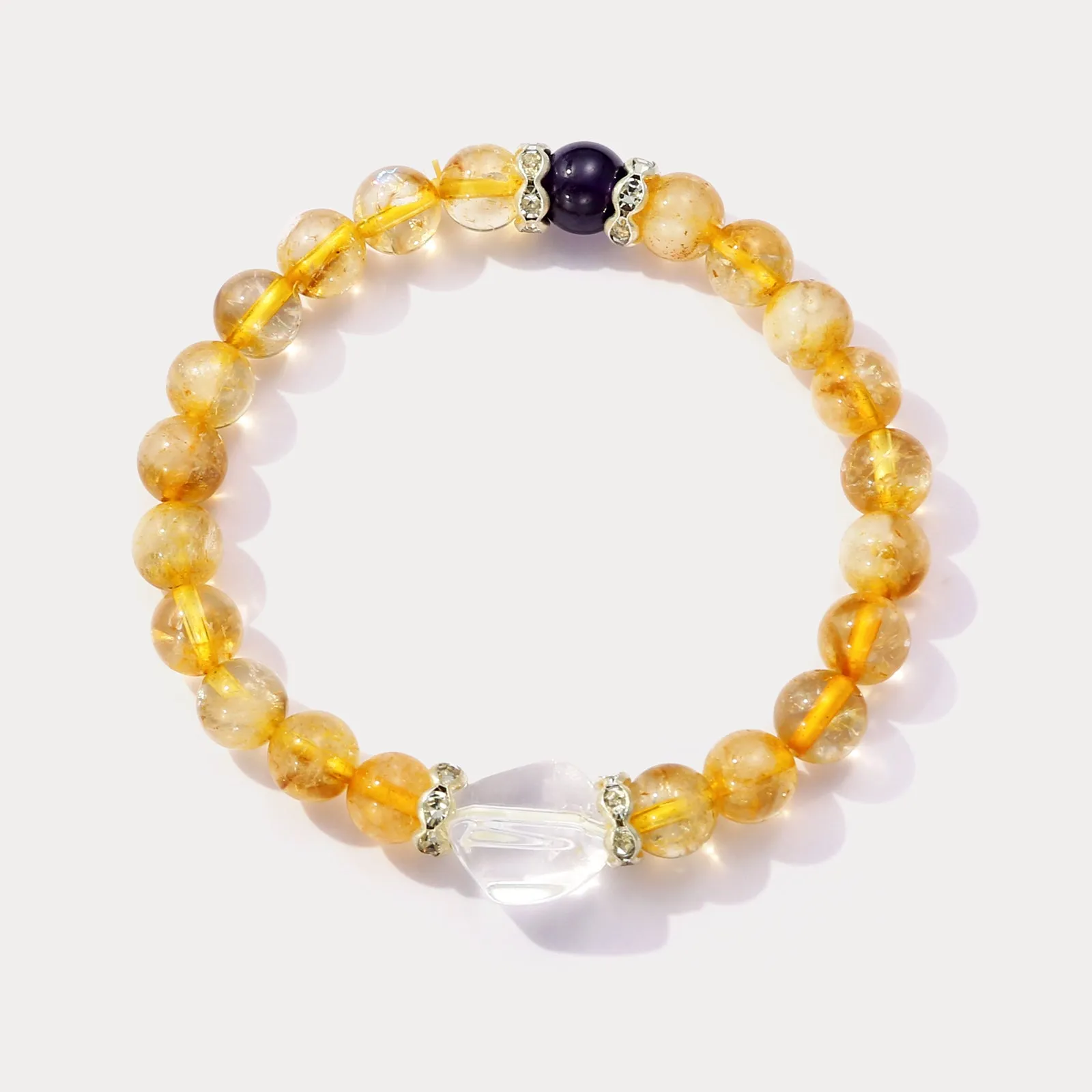 Citrine Bead Bracelet sold by Selenichast