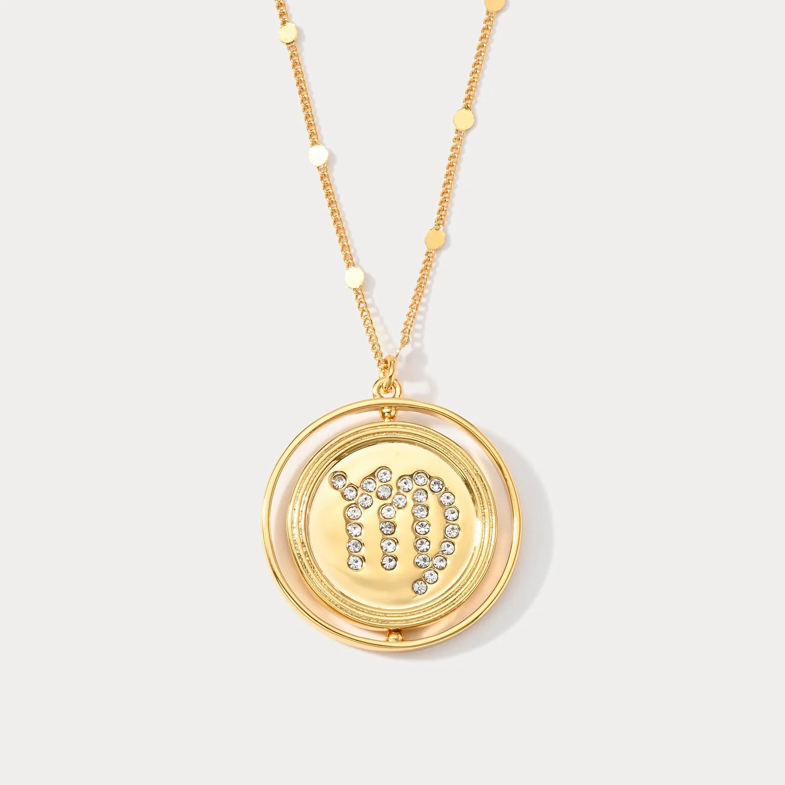 Golden Zodiac Necklace sold by Selenichast product image thumbnail 5