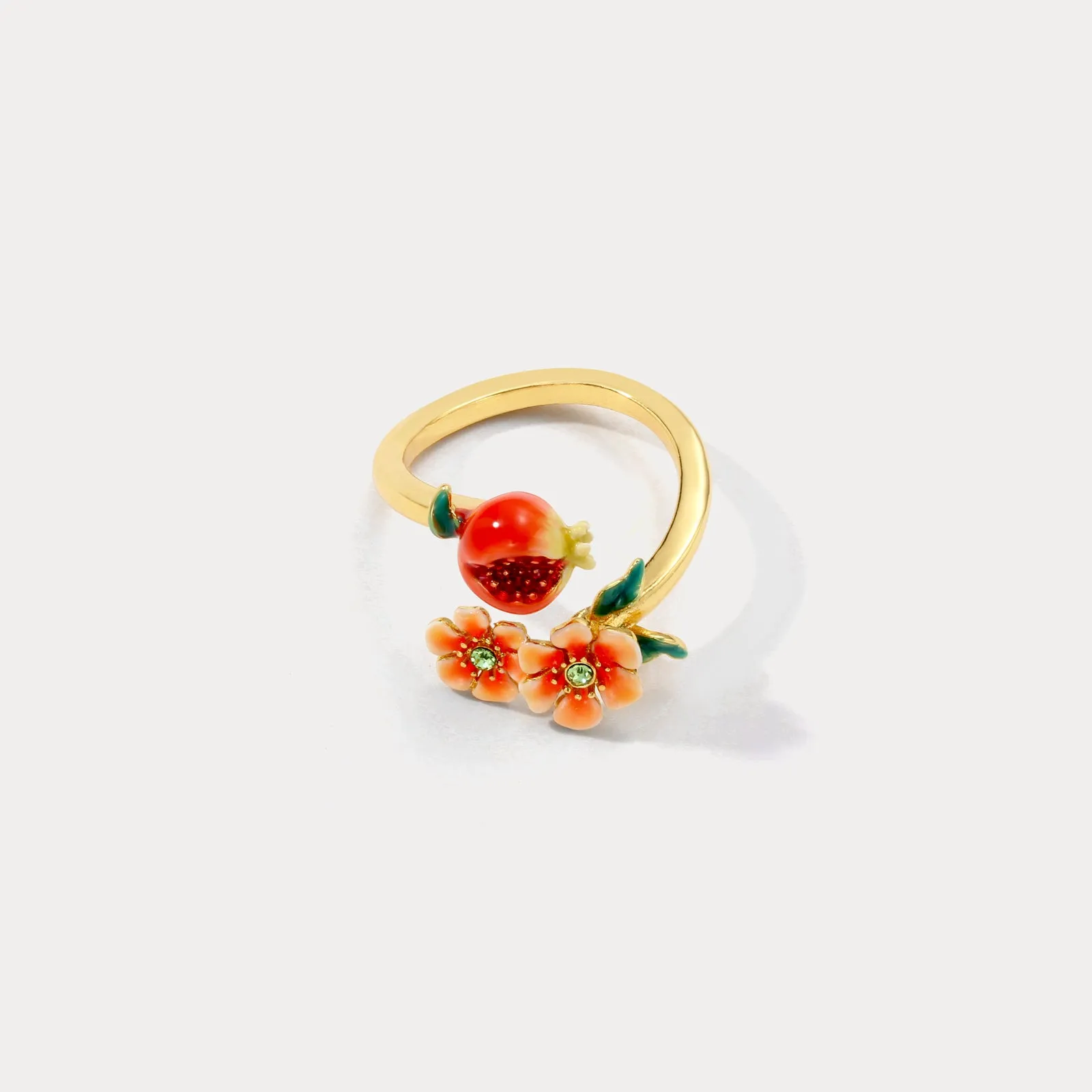Pomegranate Flower Ring sold by Selenichast product image thumbnail 2