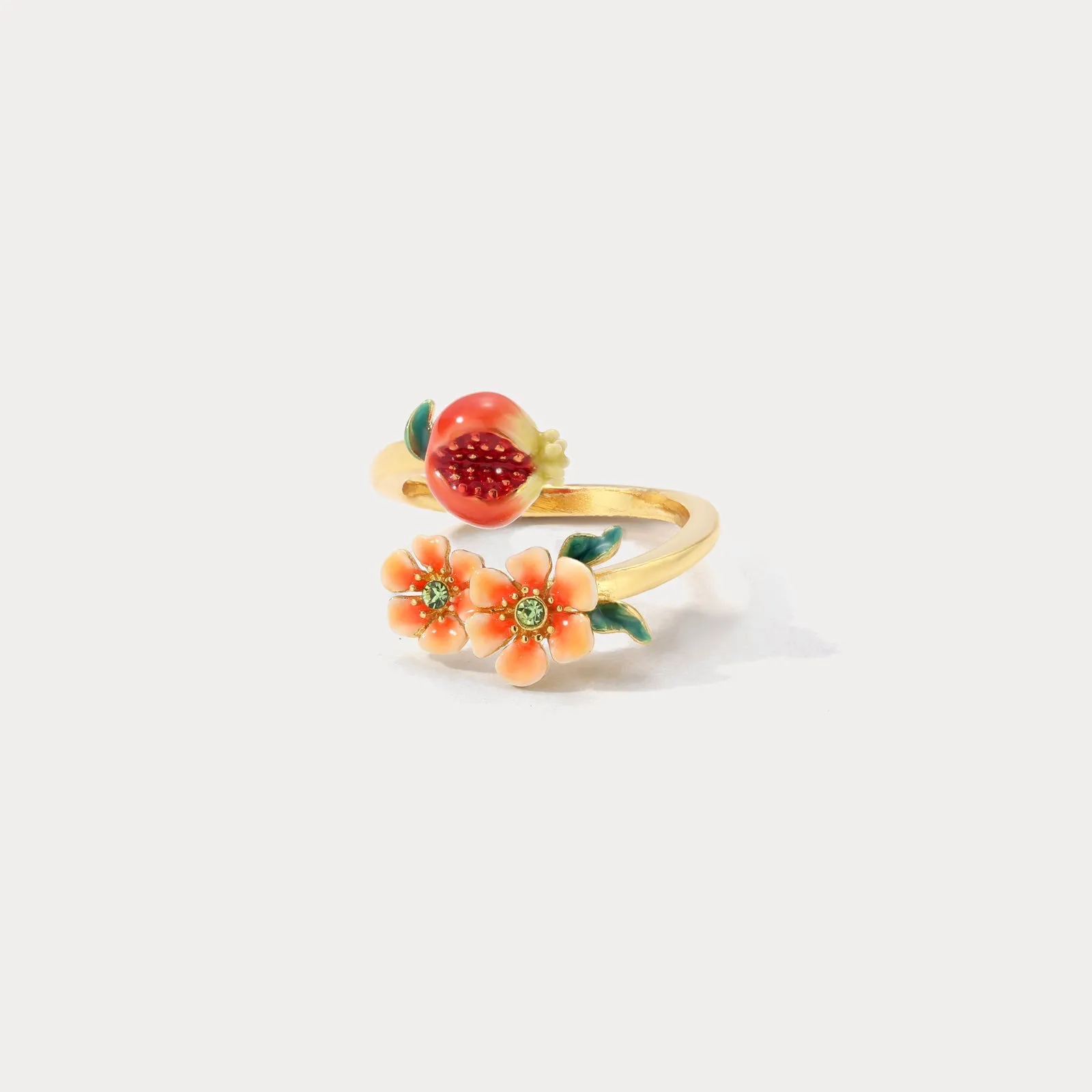 Pomegranate Flower Ring sold by Selenichast product image thumbnail 3