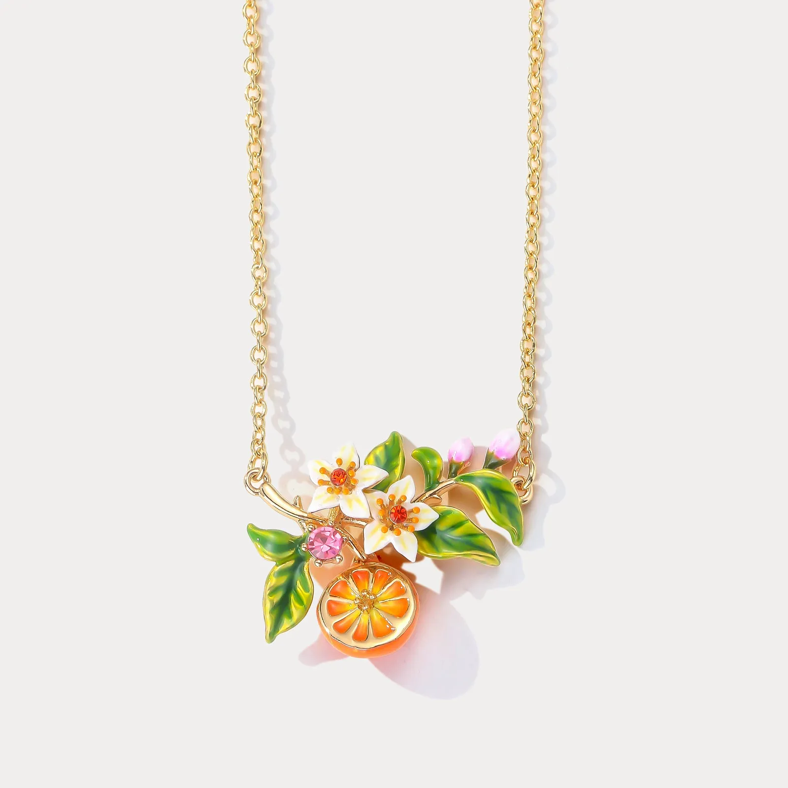 Orange Blossom Necklace sold by Selenichast