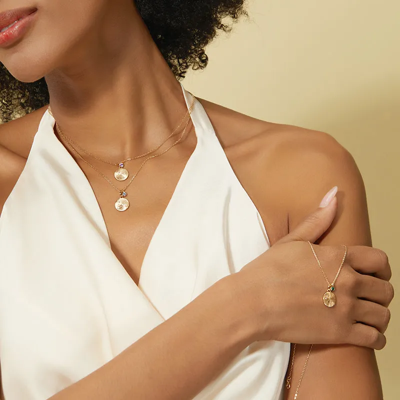 Zodiac Birthstone Necklace sold by Selenichast product image thumbnail 2