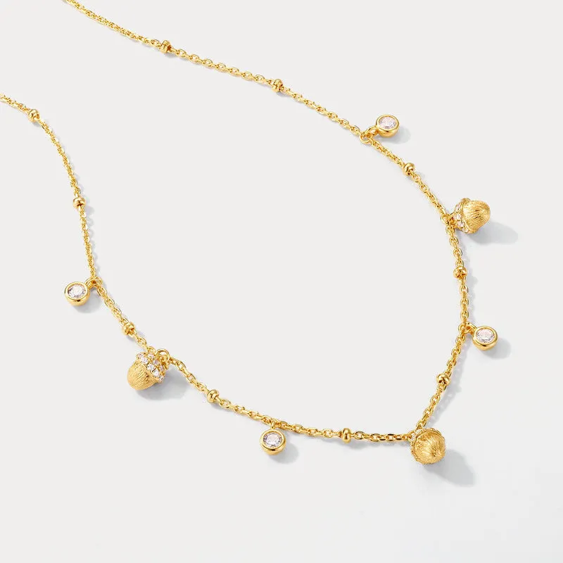 Pinecone Charm Necklace sold by Selenichast product image thumbnail 3