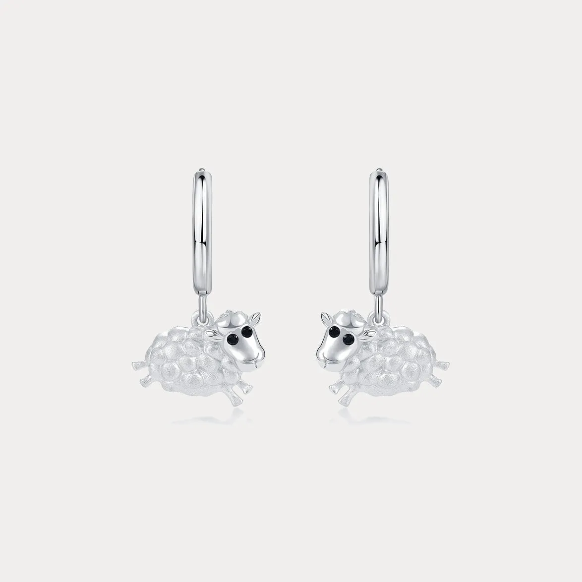 Silver Sheep Earrings sold by Selenichast