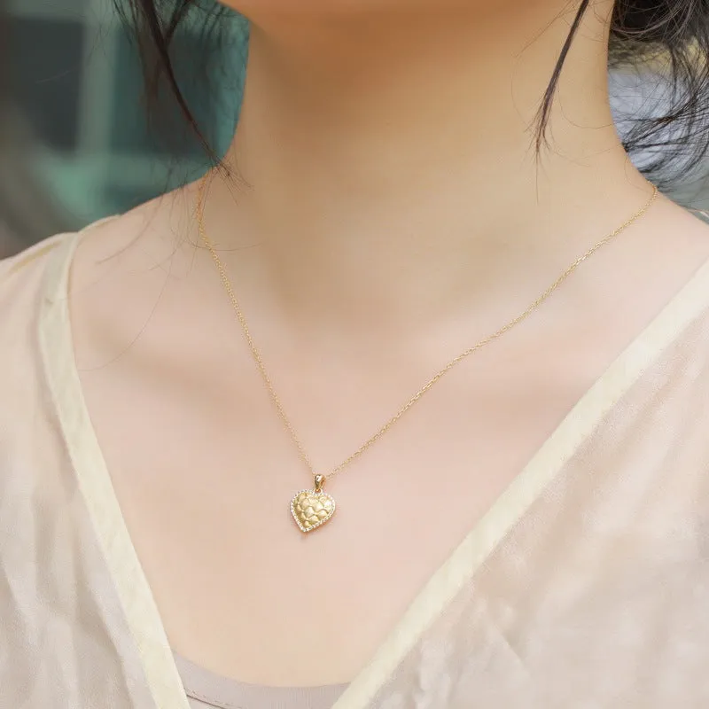 Gold Heart Necklace sold by Selenichast product image thumbnail 2